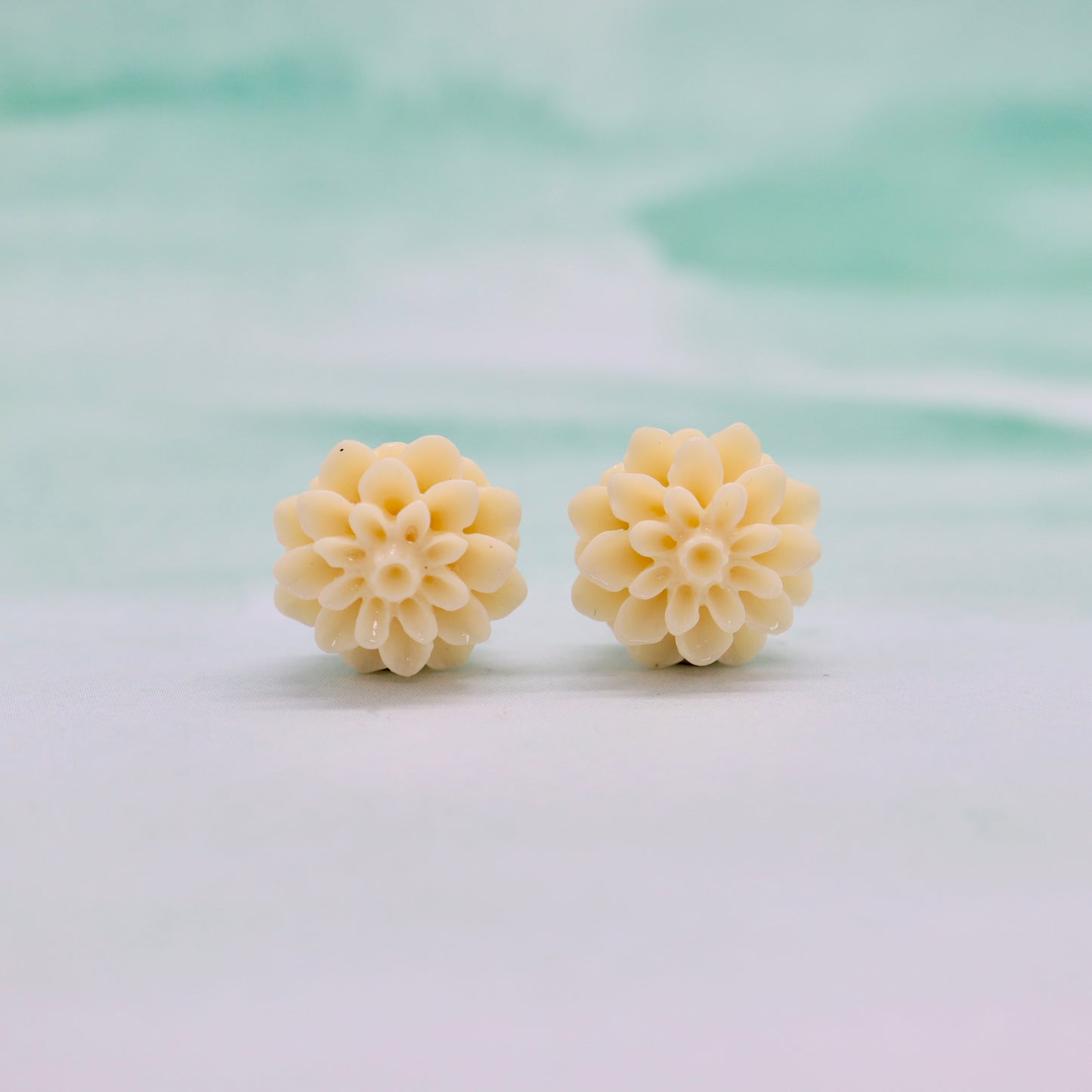 3D Flower Studs