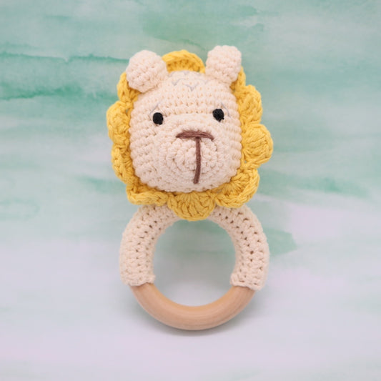 Crochet Lion Rattle