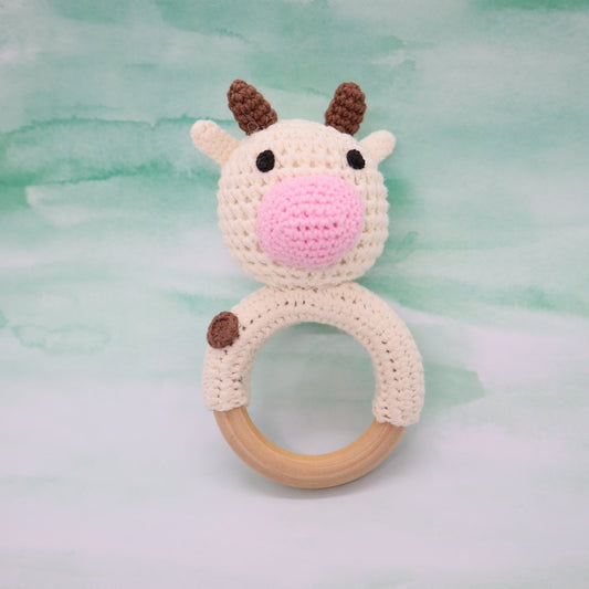 Crochet Cow Rattle