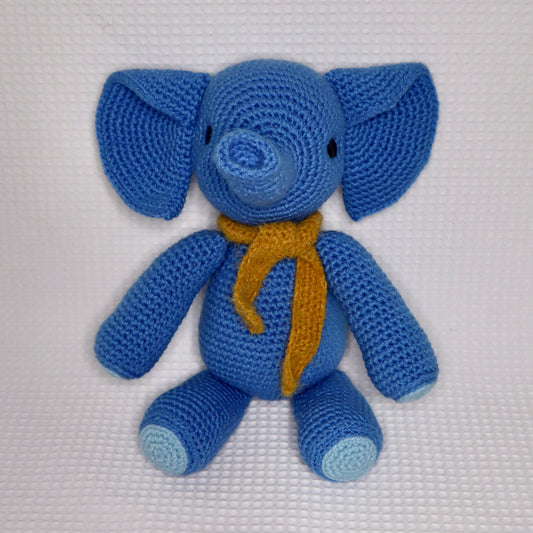 Edgar the Elephant Amigurumi Plush