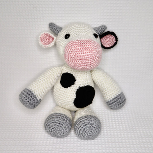 Coco the Cow Amigurumi Plush